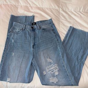 Rarely worn distressed jeans! Just not the right size for me anymore.